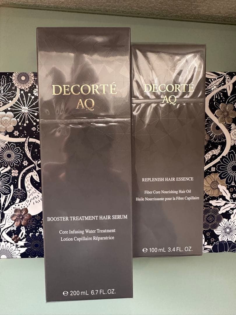 コスメデコルテAQブースティング ヘアセラム 200mL ヘアオイル100mL AQ ブースティング トリートメント ヘアセラム / コスメデコルテ