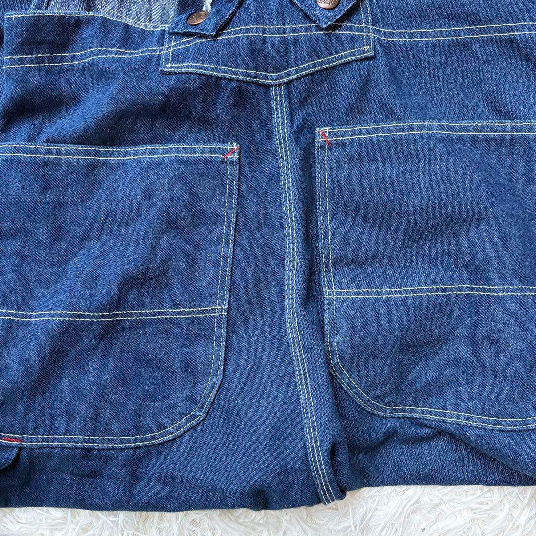 W30】80s 90s ビッグマック オーバーオール ローバック - パンツ安く