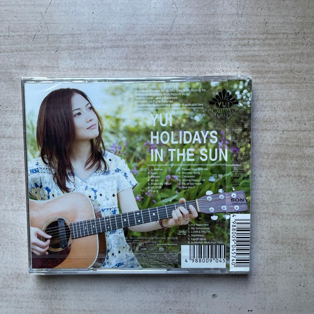 YUI CDアルバム④枚(未開封品③、美品①)&DVDタイヨウのうた(未開封品)