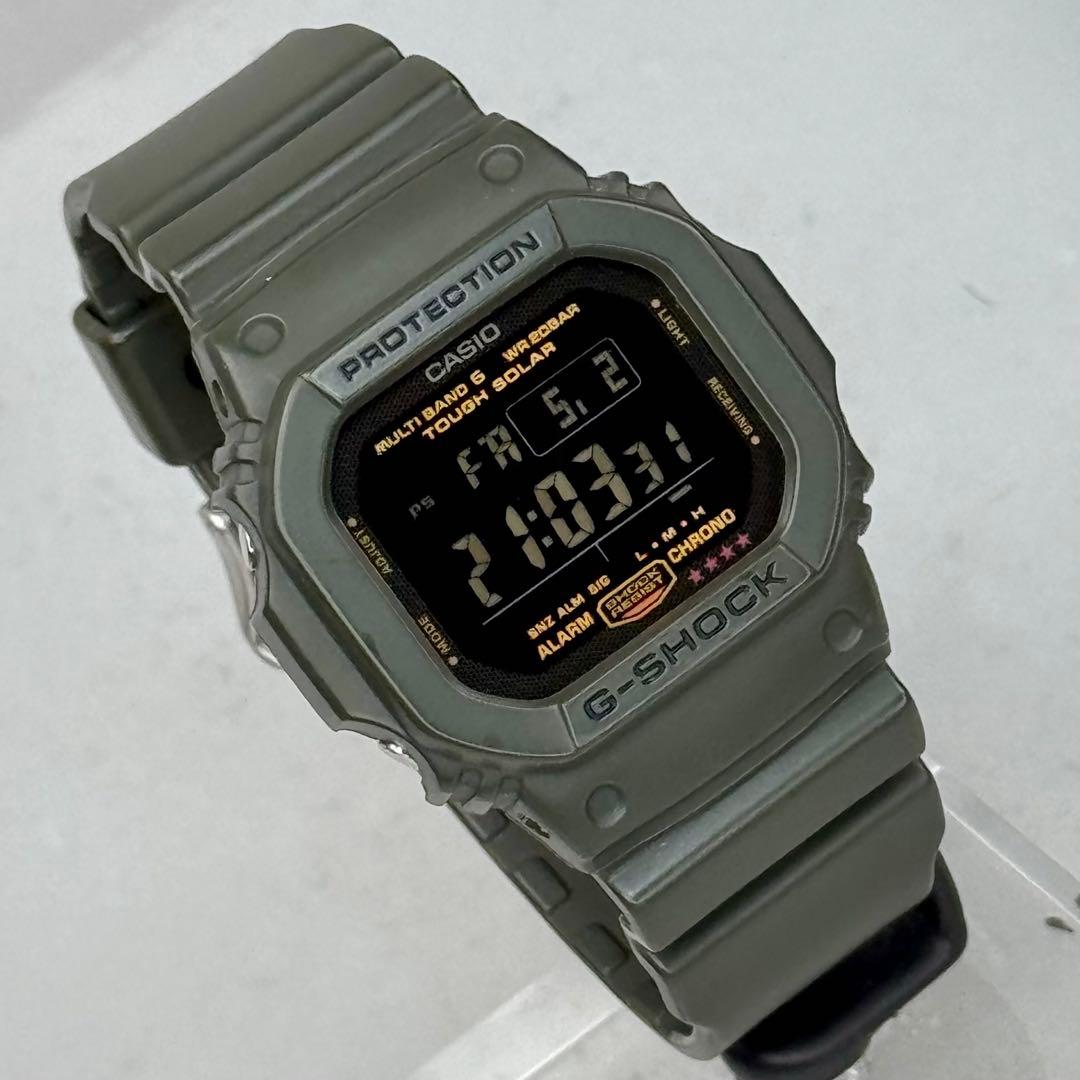 美品 G-SHOCK GW-M5610KG 電波ソーラー アーミーグリーン 限定 - メルカリ