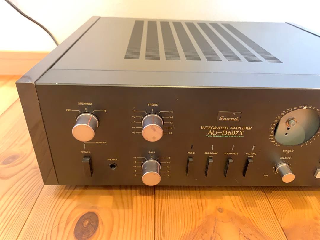 最終価格 sansui AU-D607X サンスイ 山水 プリメインアンプ - メルカリ