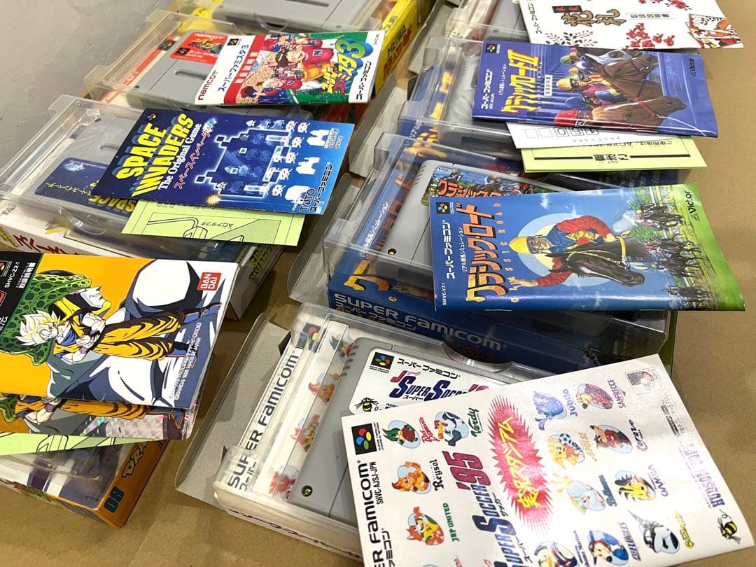 スーパーファミコンソフト箱付き10本セット 保護クリアケース付 良品
