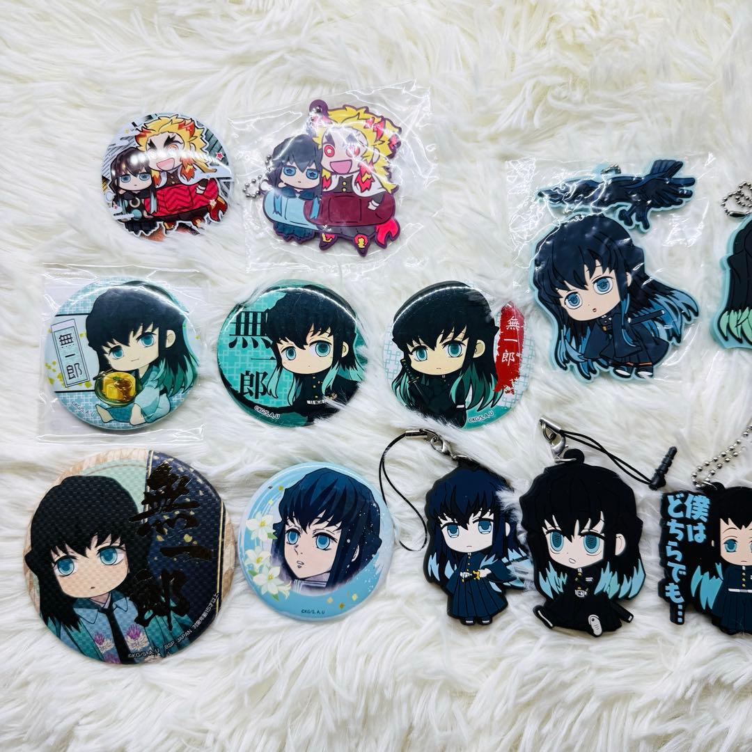 希少 美品 時透 無一郎 鬼滅の刃 缶バッジ アクリル ラバスト まとめ