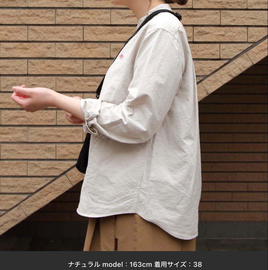 DANTON/ダントン 新品タグ付き☆バンドカラーシャツロングスリーブ 38
