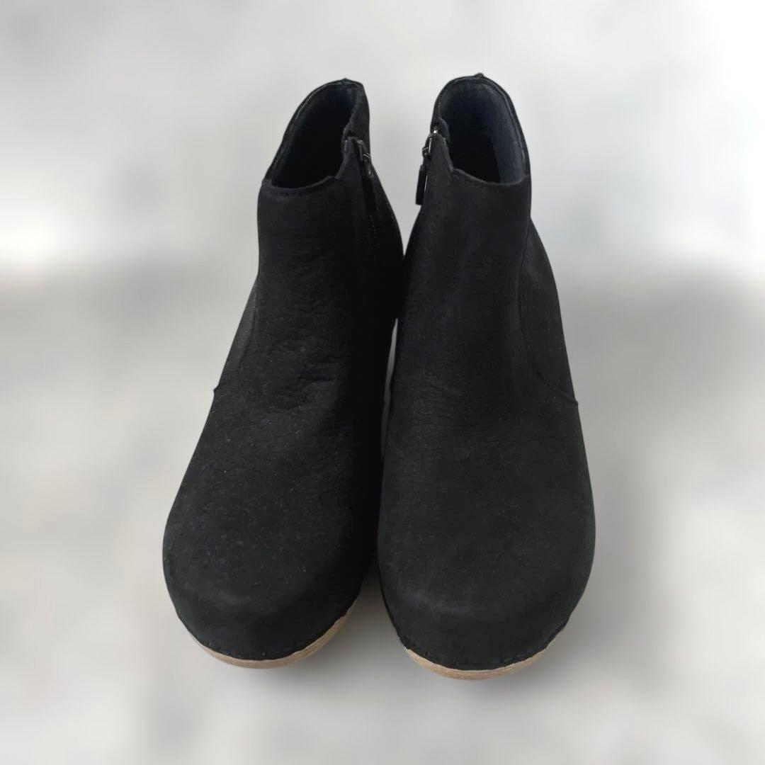 美品 ダンスコ Maria マリア レザーショートブーツ 38