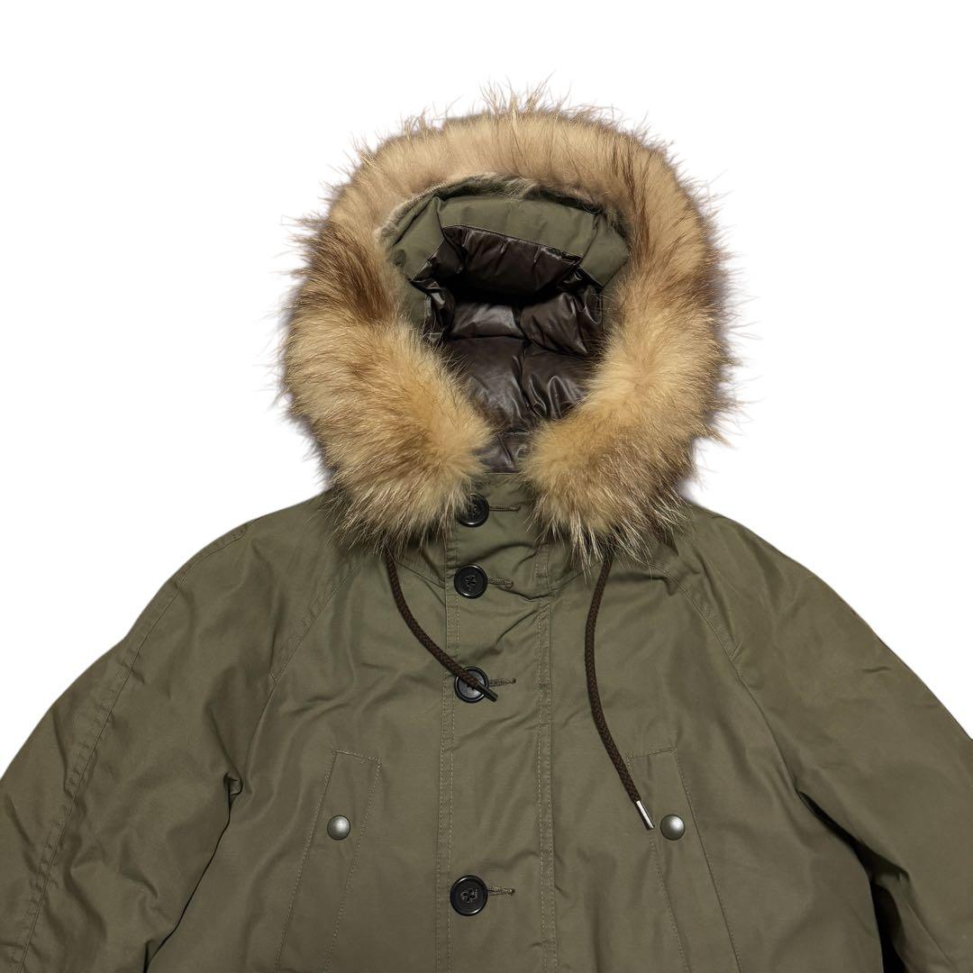 西川×nano・universe 西川ダウンナイロンN-3B カーキグリーン M - メルカリ