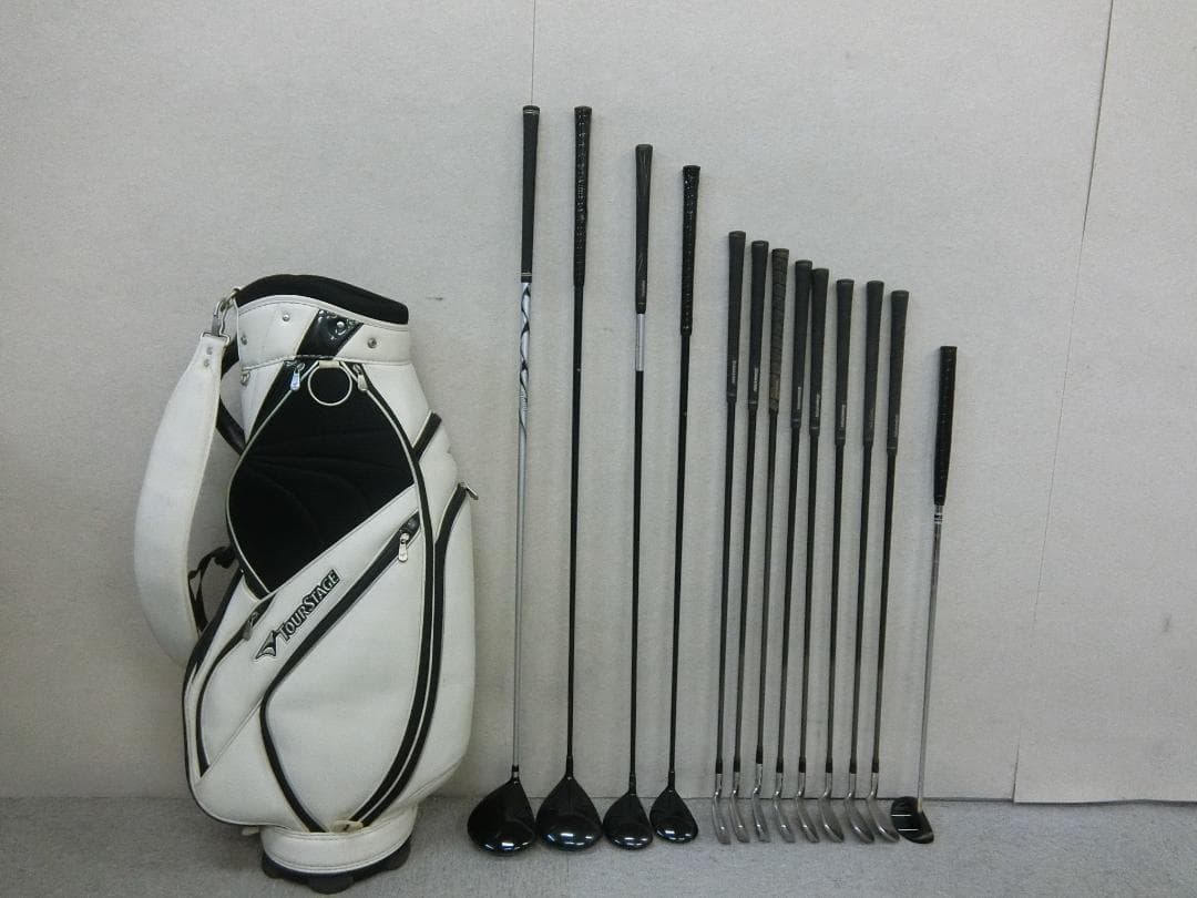 b704 初心者必見 ブリヂストン 等メンズゴルフ13本セット※Dr2本