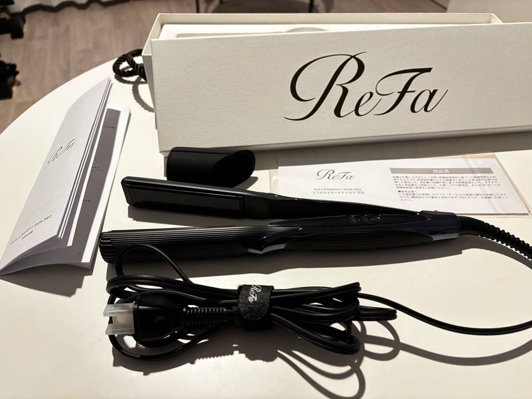 ReFa ストレートヘアアイロン PROブラック リファストレートアイロン プロ ブラック / ReFa STRAIGHT IRON PRO