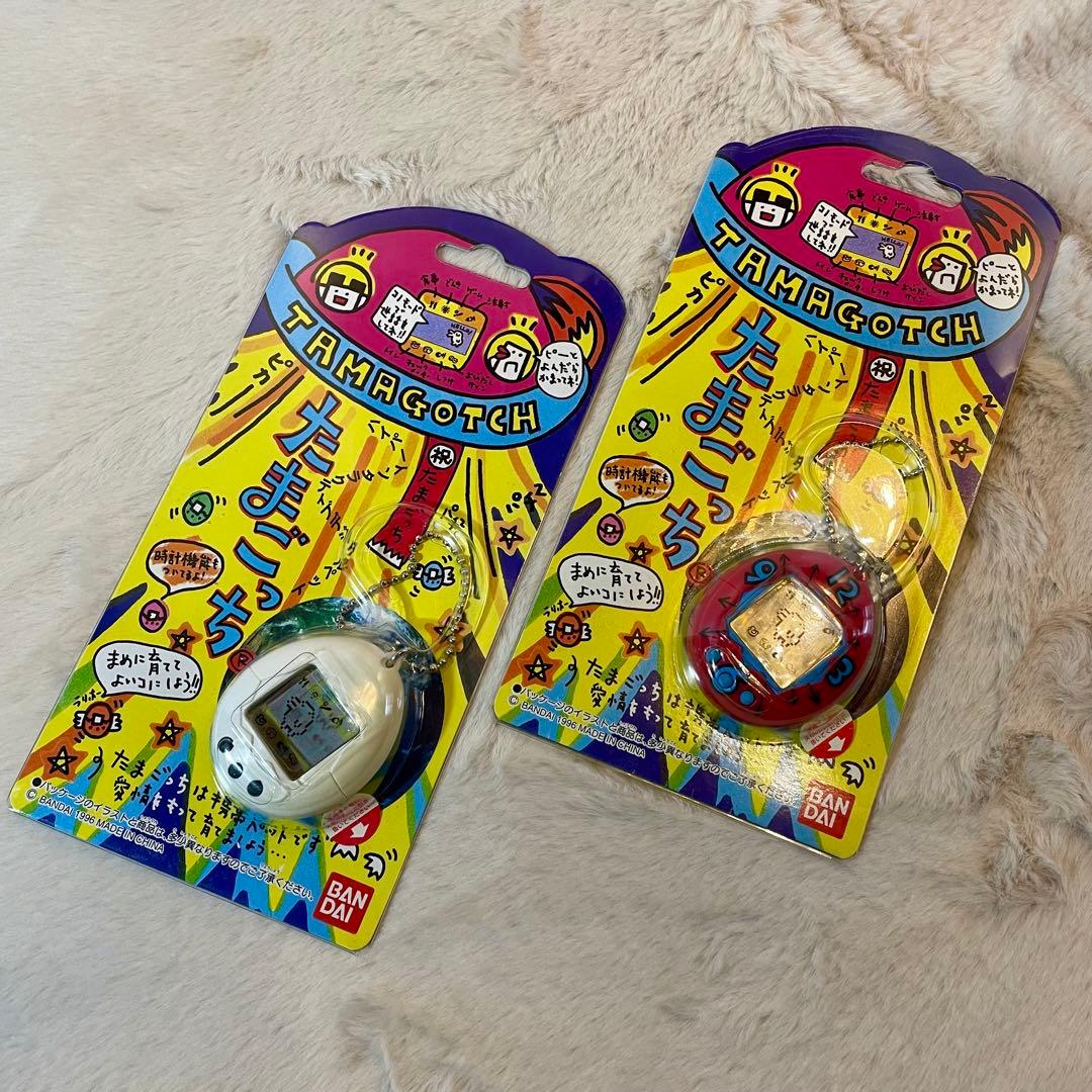 新品未開封】 たまごっち初代 白/ピンク時計柄TAMAGOTCHI 1996年