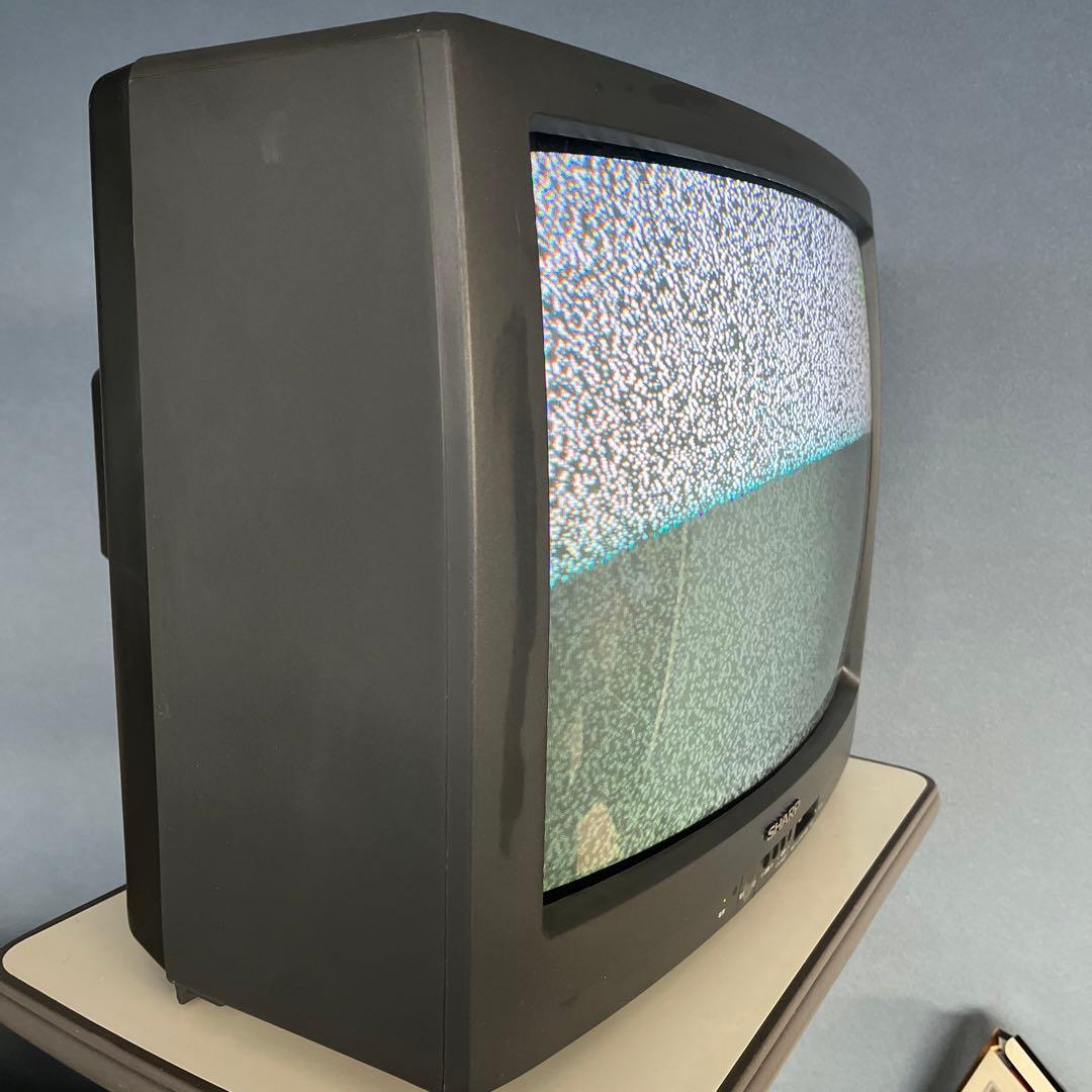 シャープ ブラウン管テレビ 20インチ 97年製 20C-M8 黒 - メルカリ