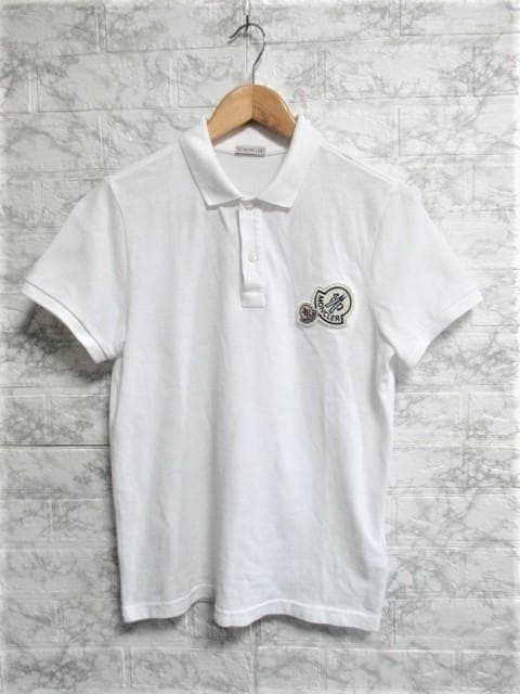 MONCLER モンクレール ワッペン ポロシャツ 半袖/メンズ/S 国内正規品