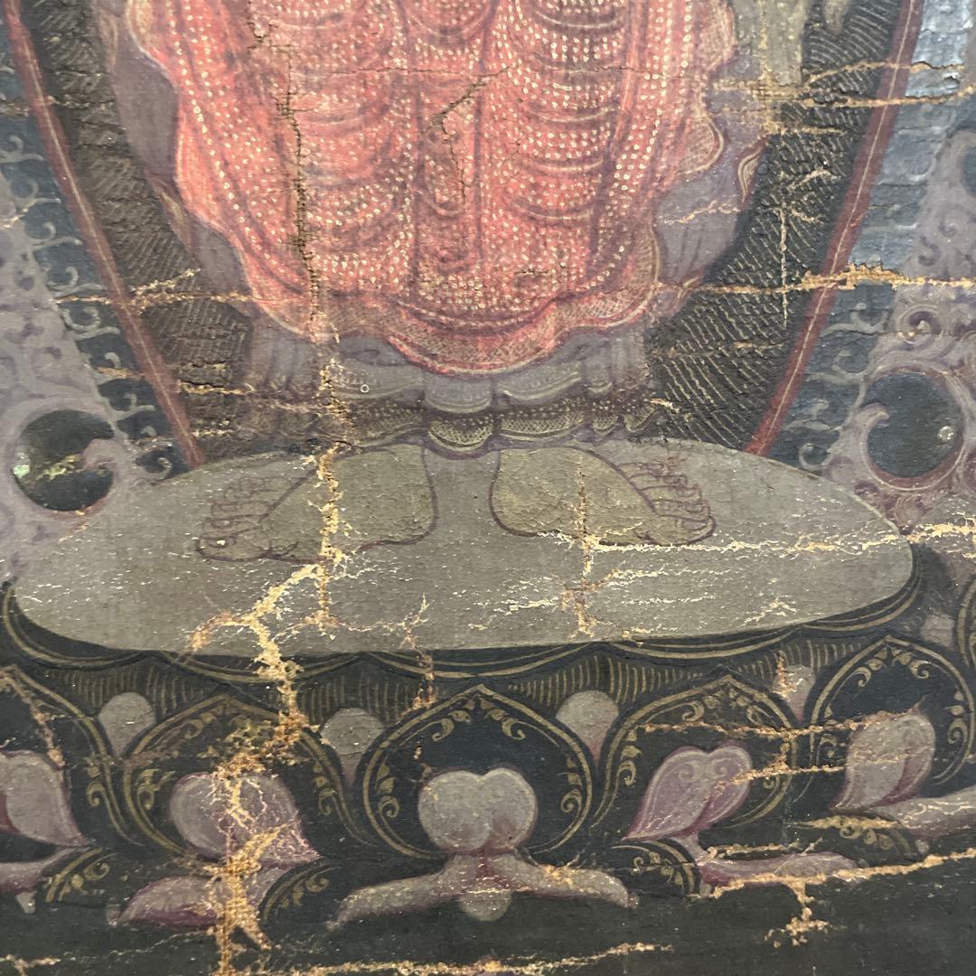 タンカ 仏画 肉筆 骨董 額付きの通販はau PAY マーケット - 輸入雑貨の