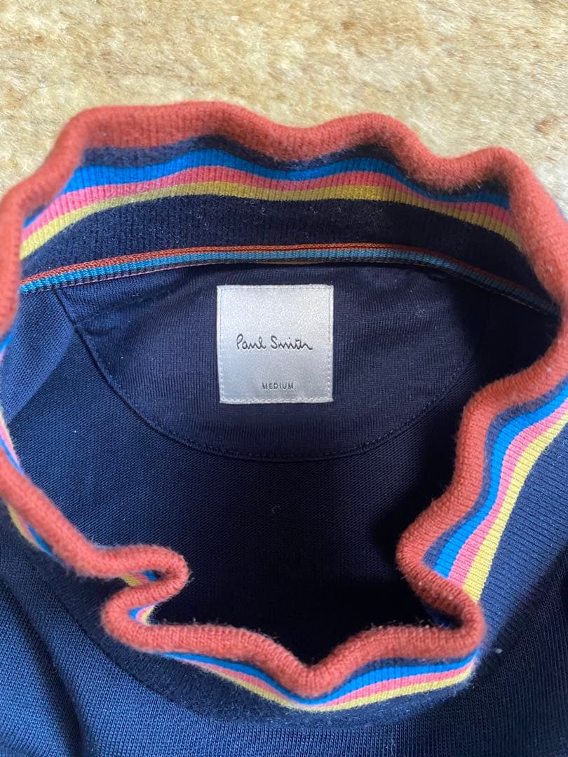 ポールスミス 現行タグトレーナー ネイビー M 試着のみの未使用 - メルカリ