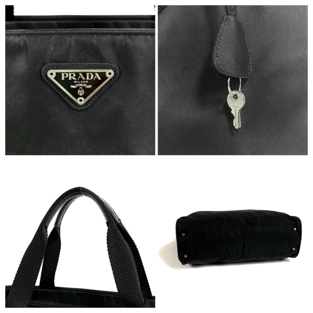 美品】 PRADA テスーナイロン ビジネスバッグ イタリア製 カデナ付