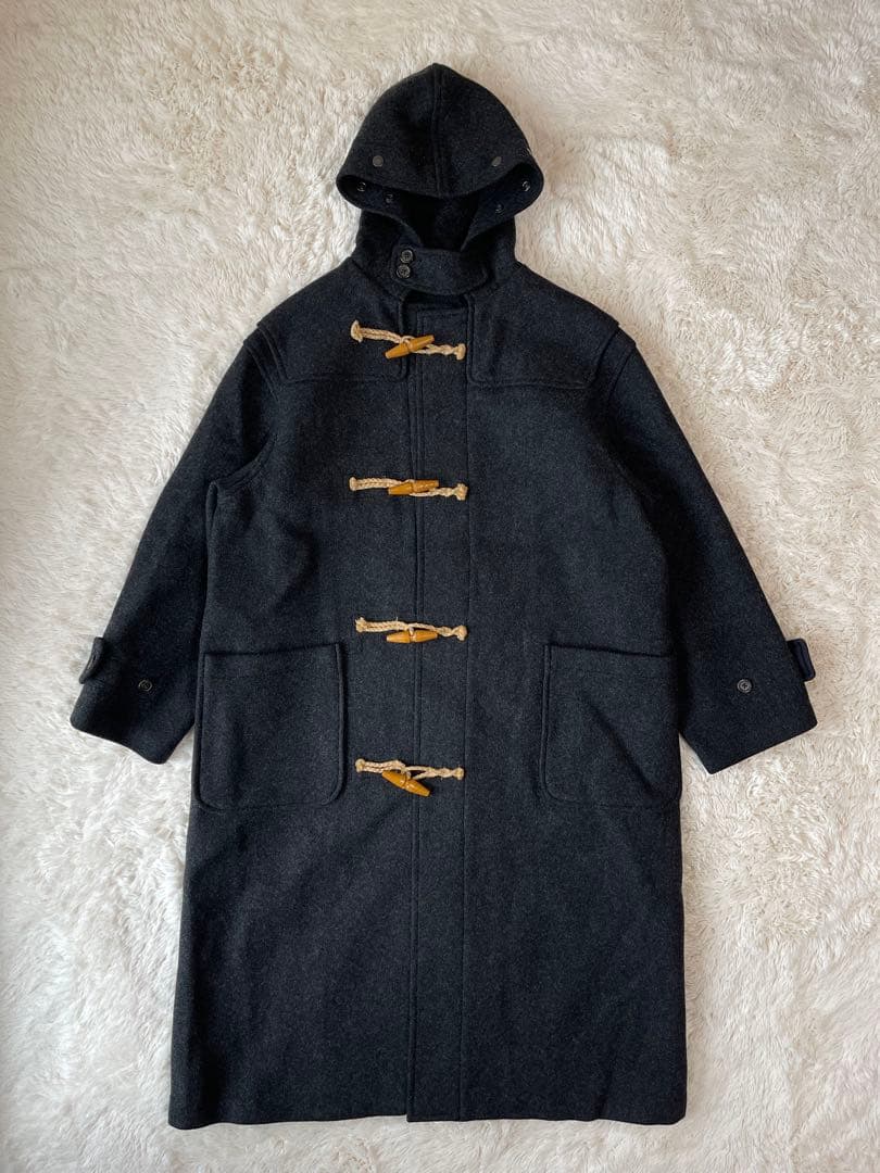 80s 90s ポロバイラルフローレン 美品 ダッフルコート マキシ丈 三角タグ 古着 80s Polo Ralph Lauren ライト ウール ダッフル コート S 古着