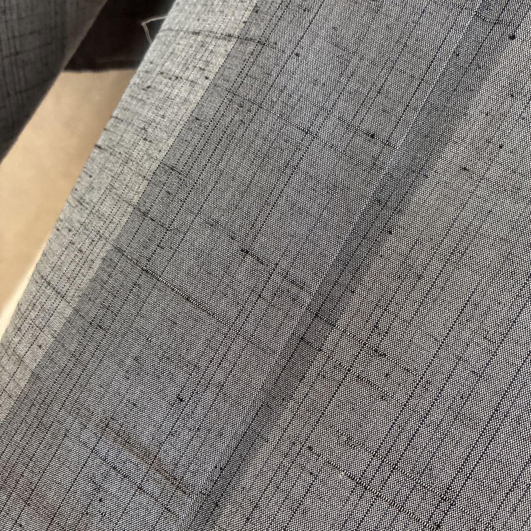 着物のみ〉小紋 着物 紬 トールサイズ しつけ付き 粋 凛とした美 G9