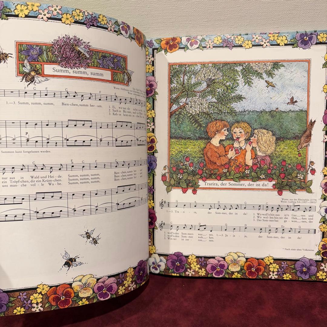 223B④2002年ドイツ語楽譜絵本 洋書古書 ジャンクジャーナル イラスト