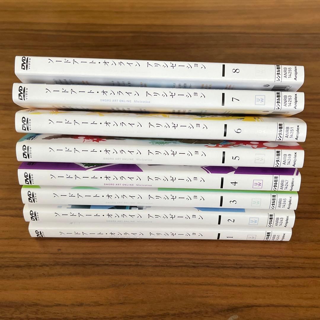 ソードアート・オンライン アリシゼーション 1期＋2期 DVD 16枚 全巻