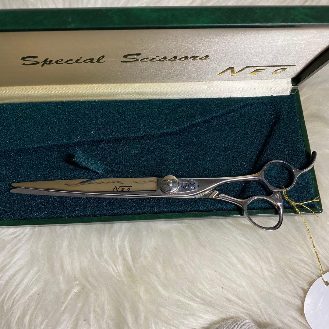 極美品 シザー ハサミ NEO商事 剣ヶ峰Lサイズ7.5インチ スーパー