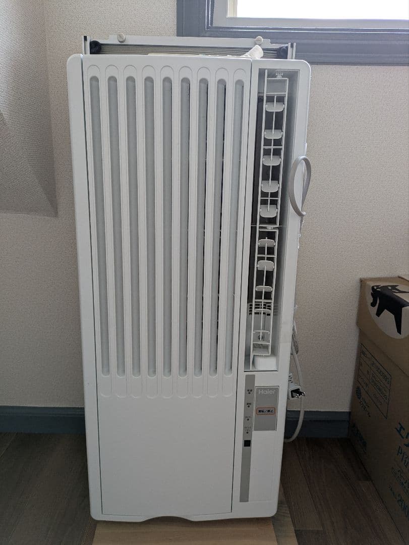 ハイアール　ルームエアコン　窓エアコン 2022年製 JA-16w Amazon.co.jp: ハイアール 窓用エアコン 冷房専用・おもに6-7畳用