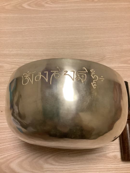 《 新品 》 ホワイトボウル　フルムーン　シンギングボウル　3点セット　u37