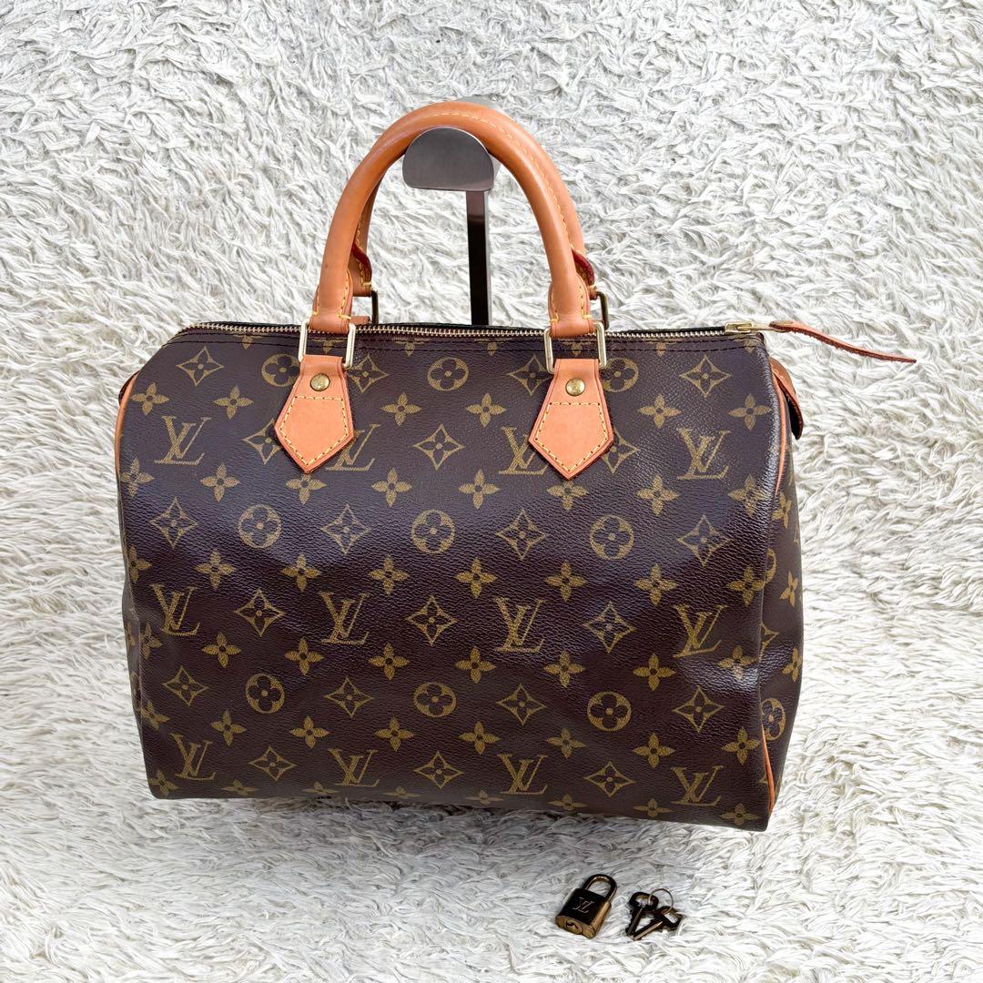 【極美品】ルイヴィトン スピーディ30 モノグラム ミニボストン M41526 LOUIS VUITTON（ルイ・ヴィトン） 極 美品 鍵付き スピーディ 30