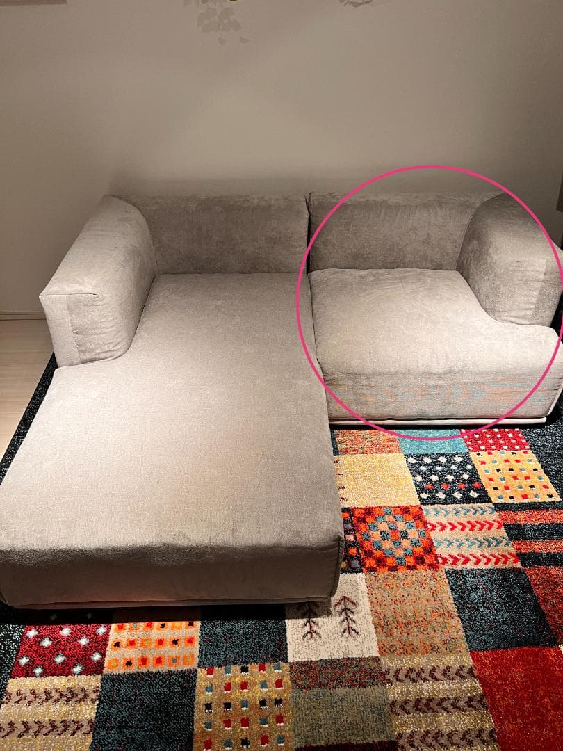 Francfranc メーネソファ アーム 2 L ライトグレー（W815） メーネソファ アーム 2 L ライトグレー（W815） | Francfranc（フラン