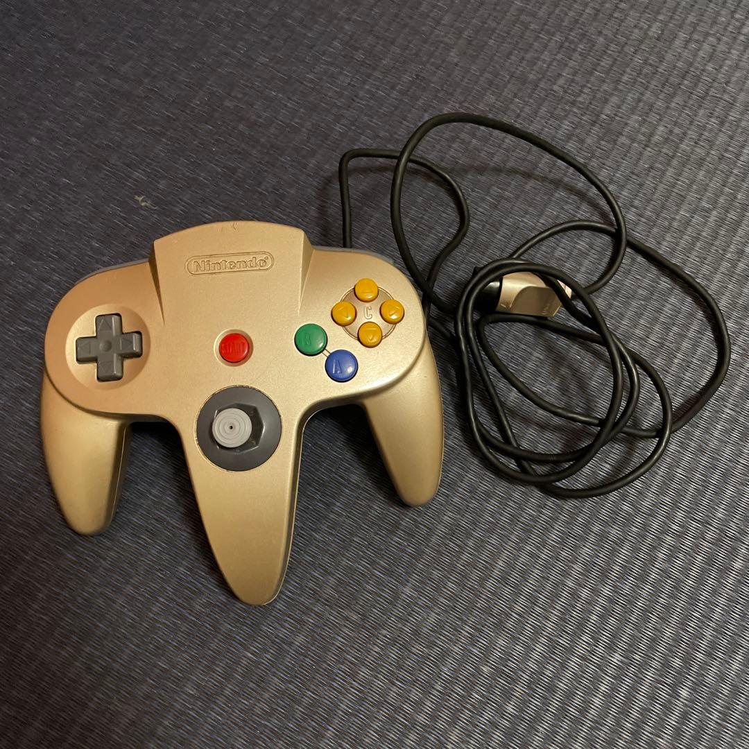 ニンテンドー64 ゴールド コントローラー ジャンク品 - メルカリ