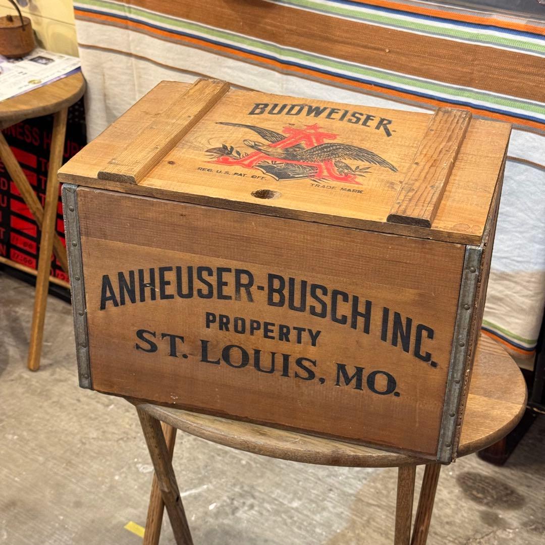 【超美品】Budweiser ヴィンテージ木箱 187487624_o2.jpg?