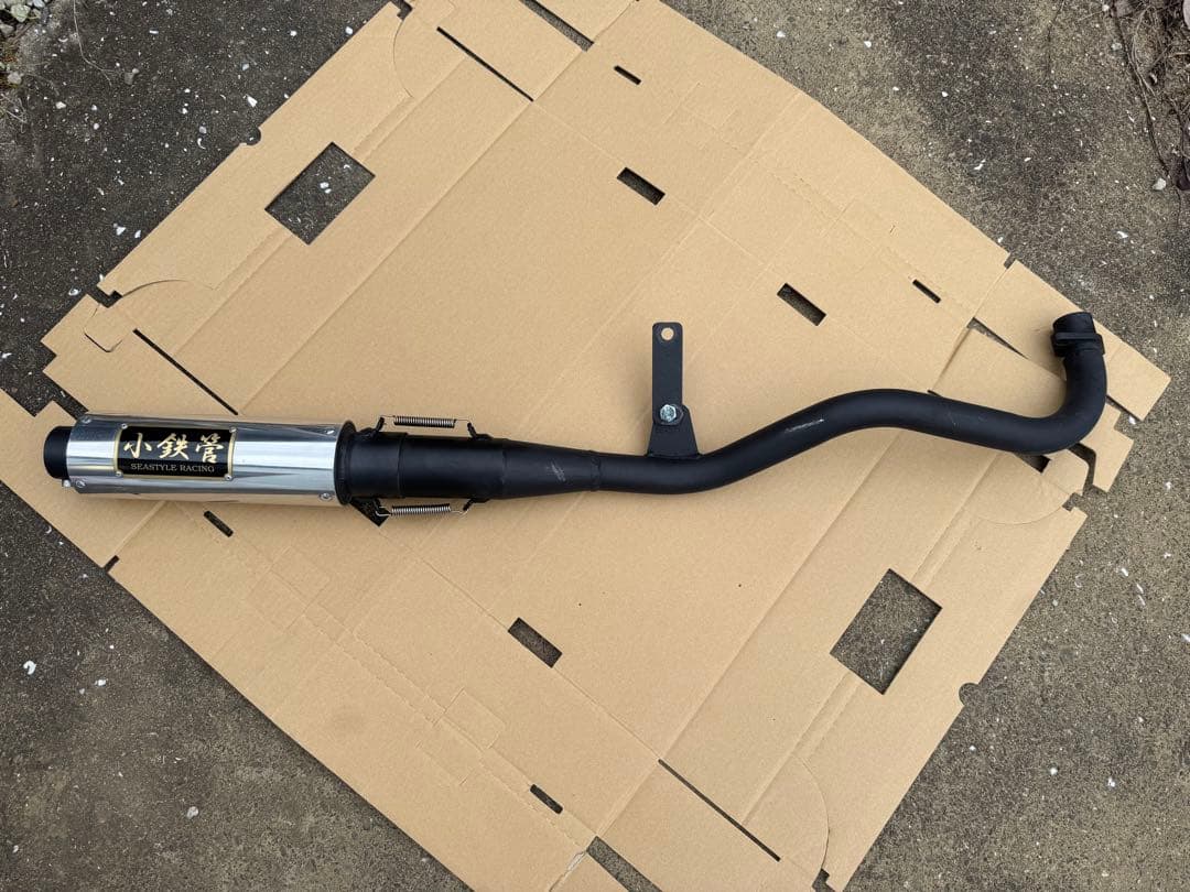 SEASTYLE RACING マフラー ブラック/シルバー SEASTYLE ブラック