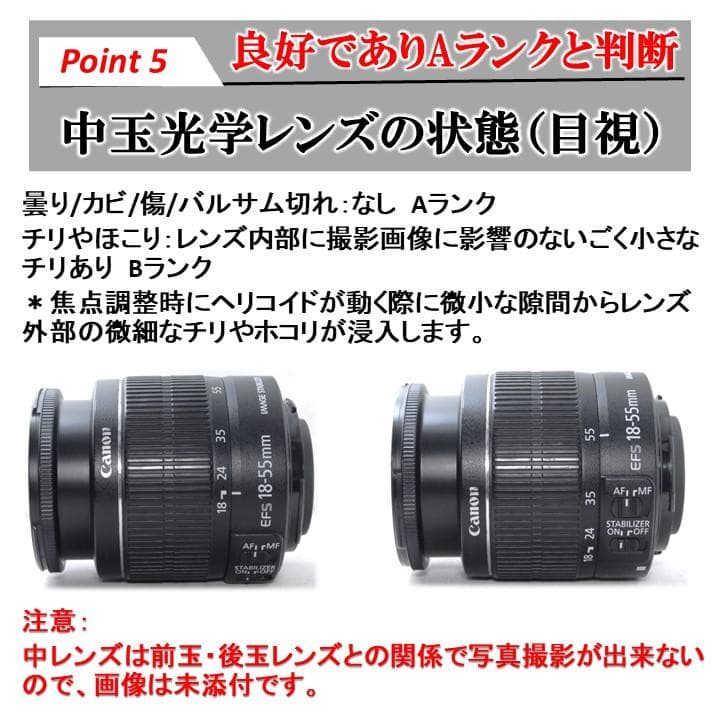 キヤノン レンズ EFS 18-55mm f3.5-5.6 IS Ⅱ #7345