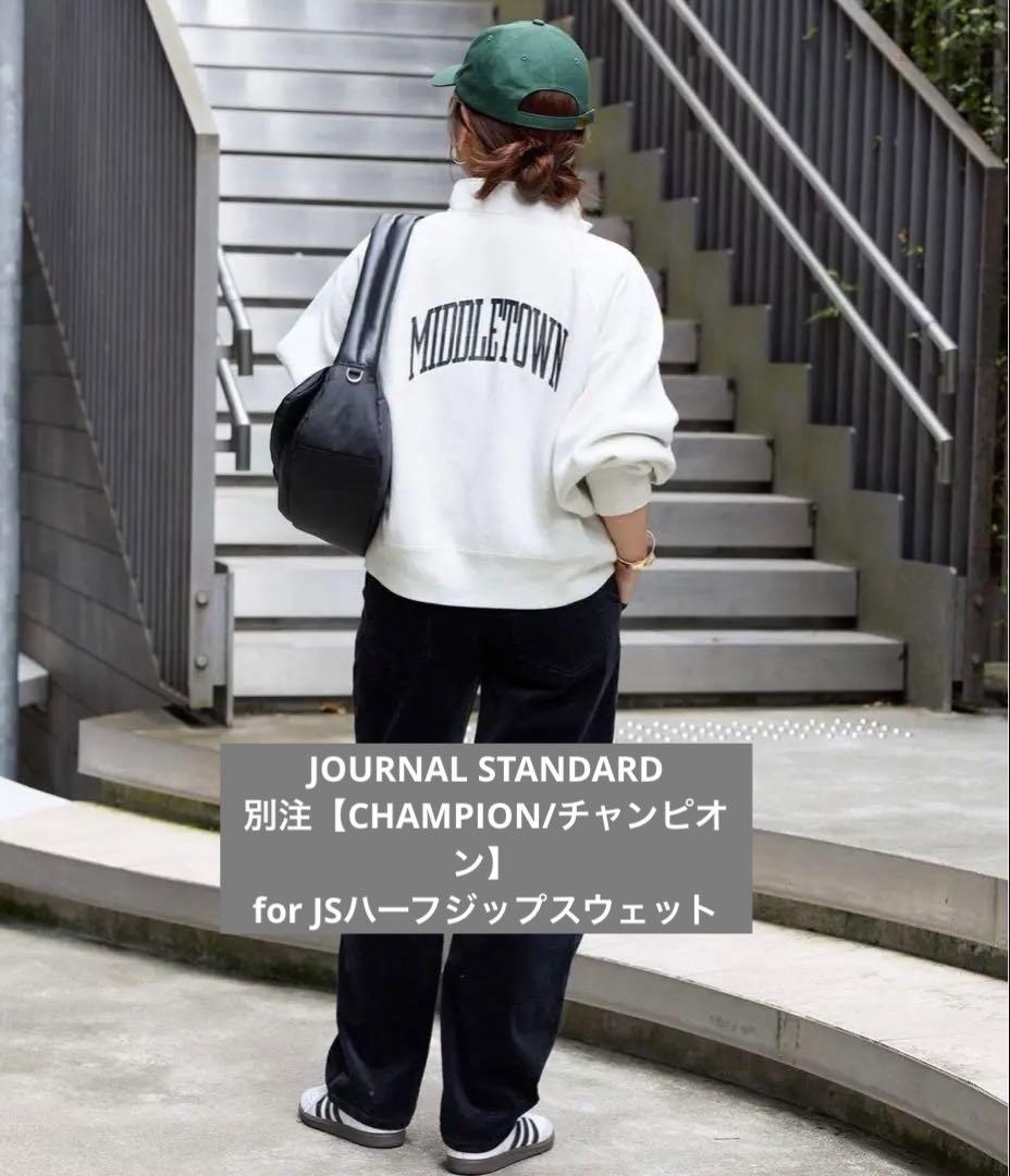 別注【CHAMPION/チャンピオン】 for JS ハーフジップスウェット 別注【CHAMPION/チャンピオン】for JS ハーフジップスウェット