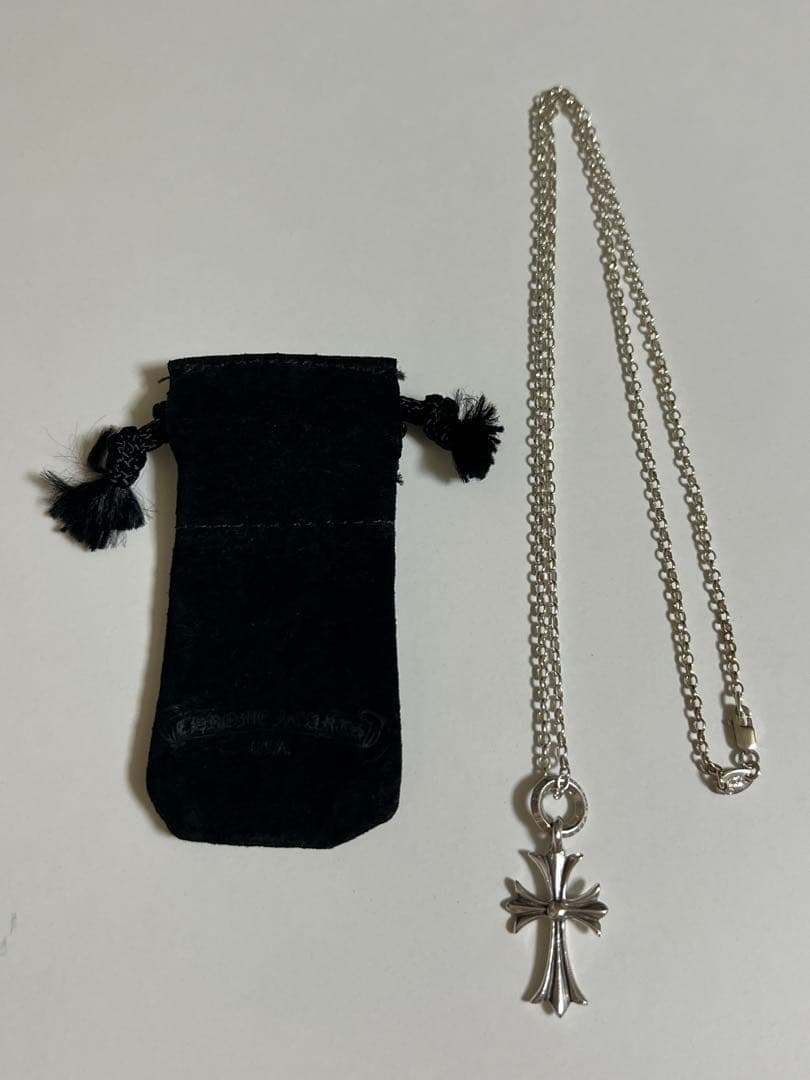 クロムハーツロールチェーンセット クロムハーツCHクロスベビーファットチャーム＆CHクロスベビーファット