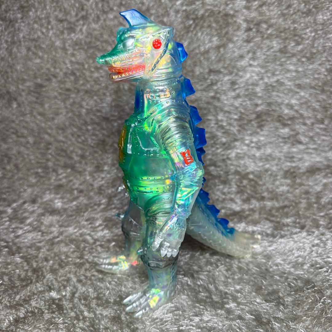 ブルマァク メカゴジラ オーロラカラー ソフビ【開封品】 1月16日(木)より販売開始】【ブルマァク】メカゴジラ(オーロラカラー