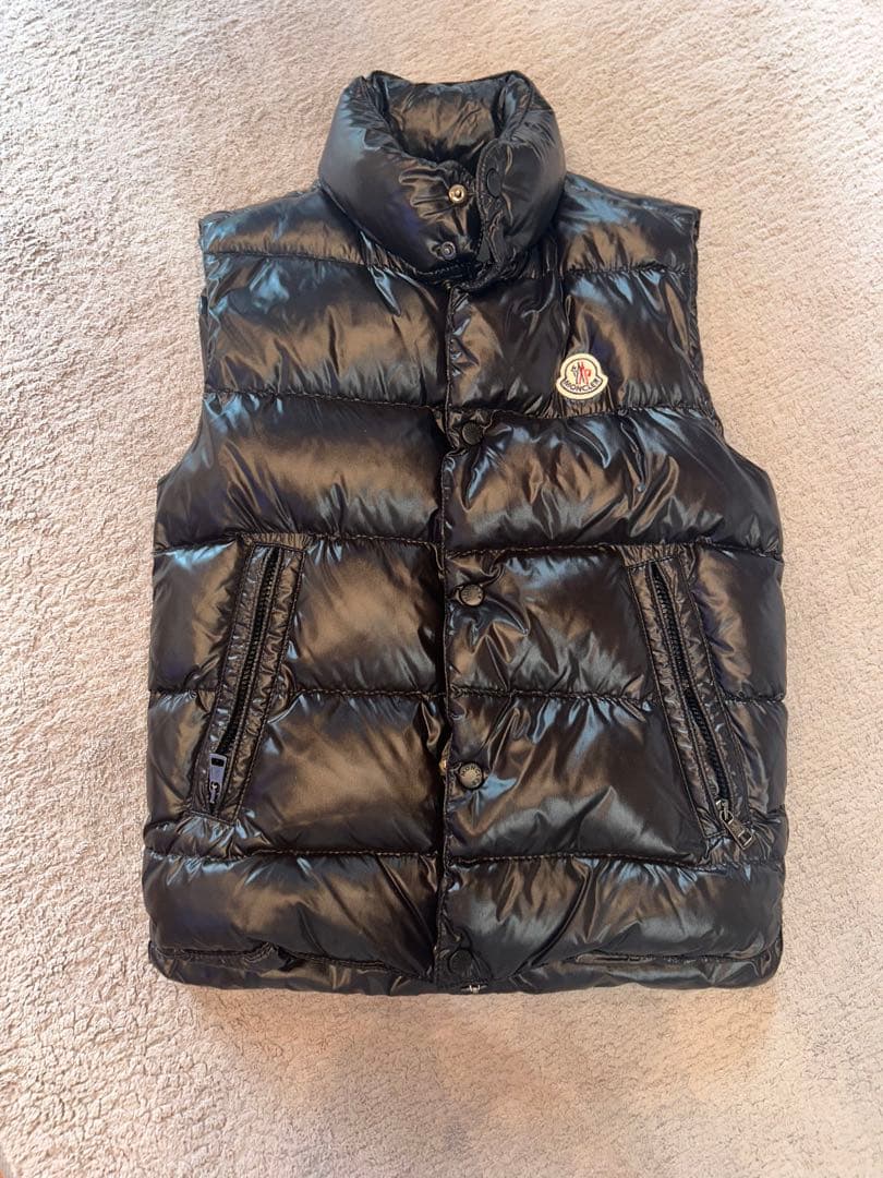 極美品MONCLER ブラック ダウンベスト　　00サイズ MONCLER（モンクレール） MONCLER 18AW ALLEMONT GILET ダウンベスト