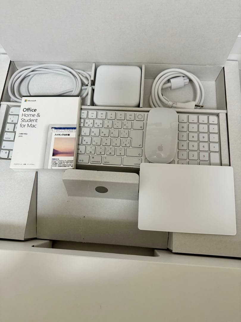 iMac 2021 M1 24インチ 4.5K SSD 1TBシルバー 付属品