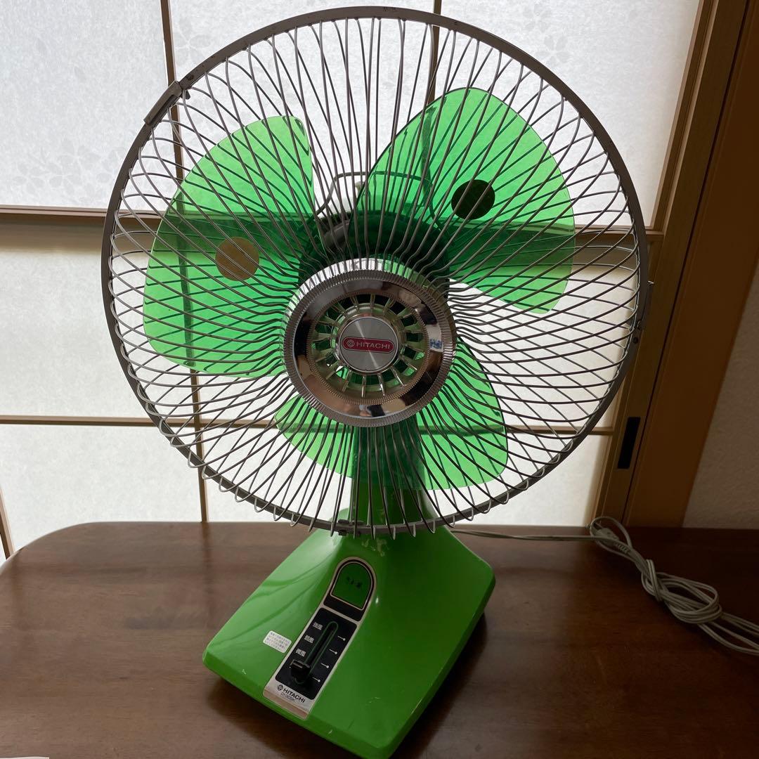 昭和レトロ 扇風機 日立 作動確認済 - メルカリ