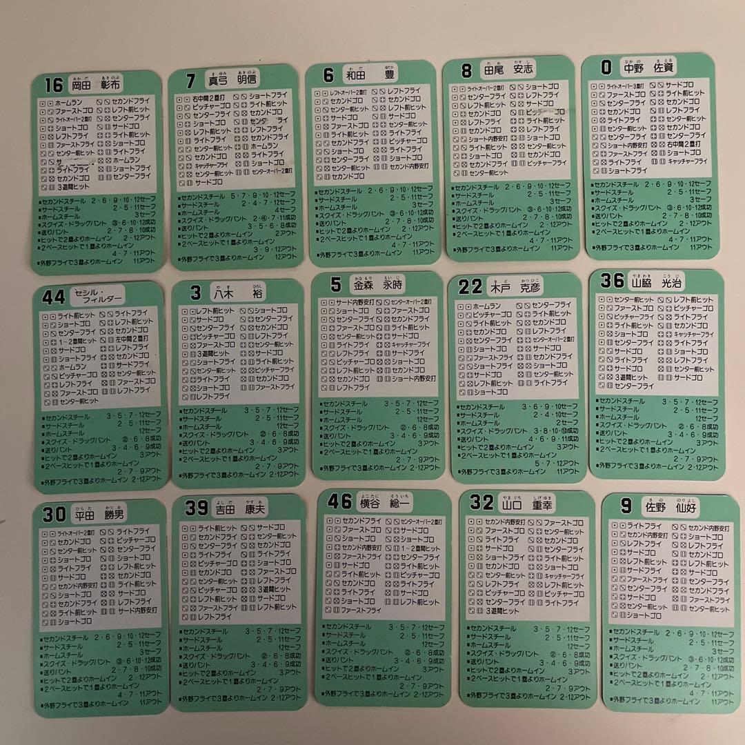 岡田監督現役時代 タカラ プロ野球カード89年阪神タイガース - メルカリ