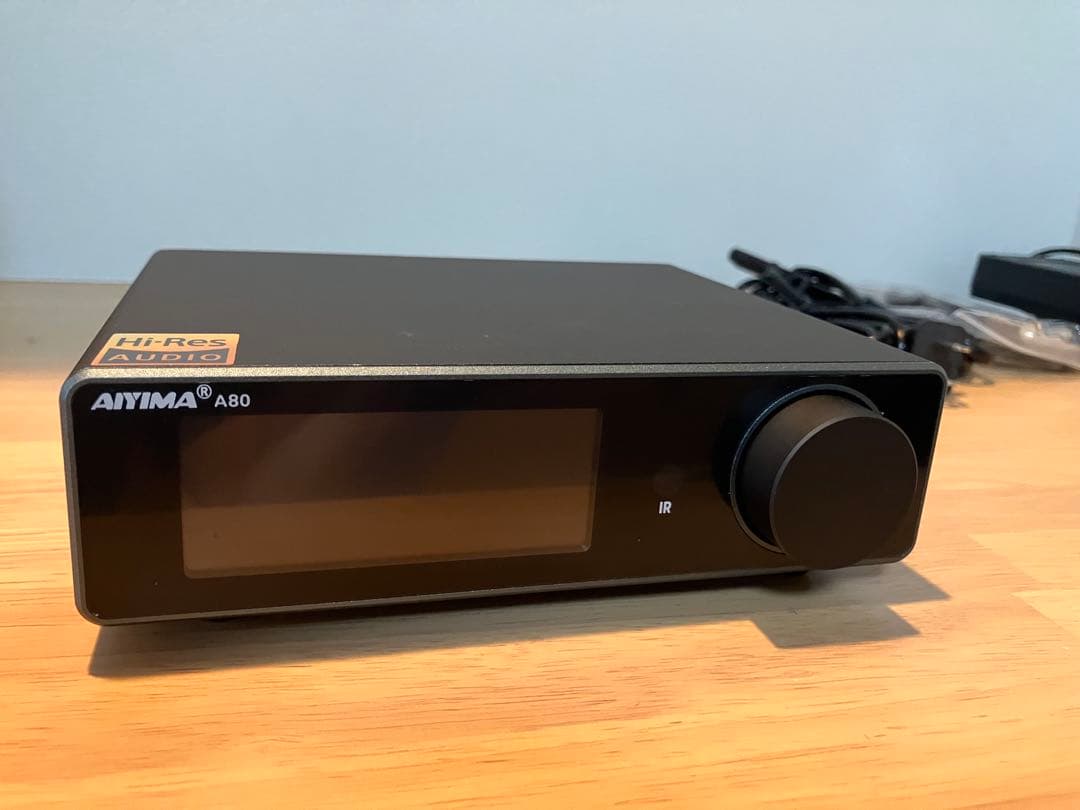 AIYIMA A80 アンプ Hi-Res対応 AIYIMA A80 Bluetooth Amplifier DAC Stereo HiFi Home Audio Receiver