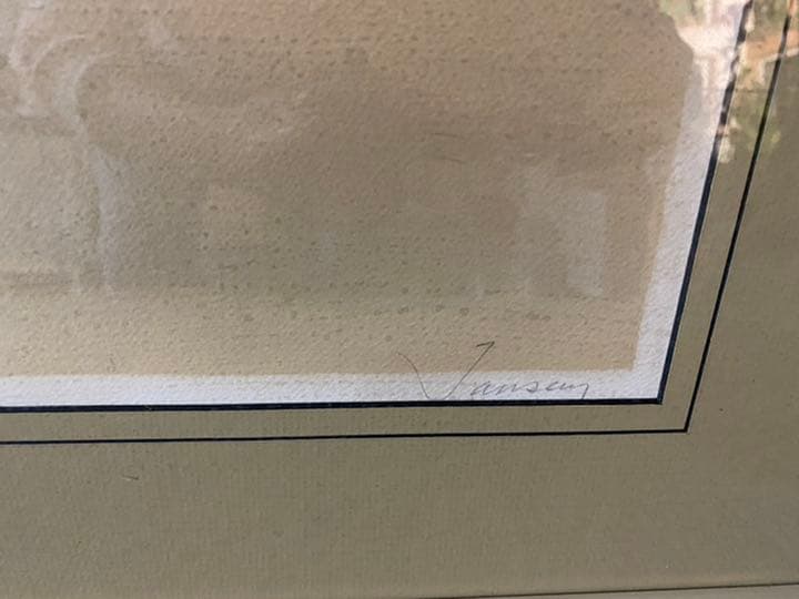 ジャンセン 版画 EA ラフ画