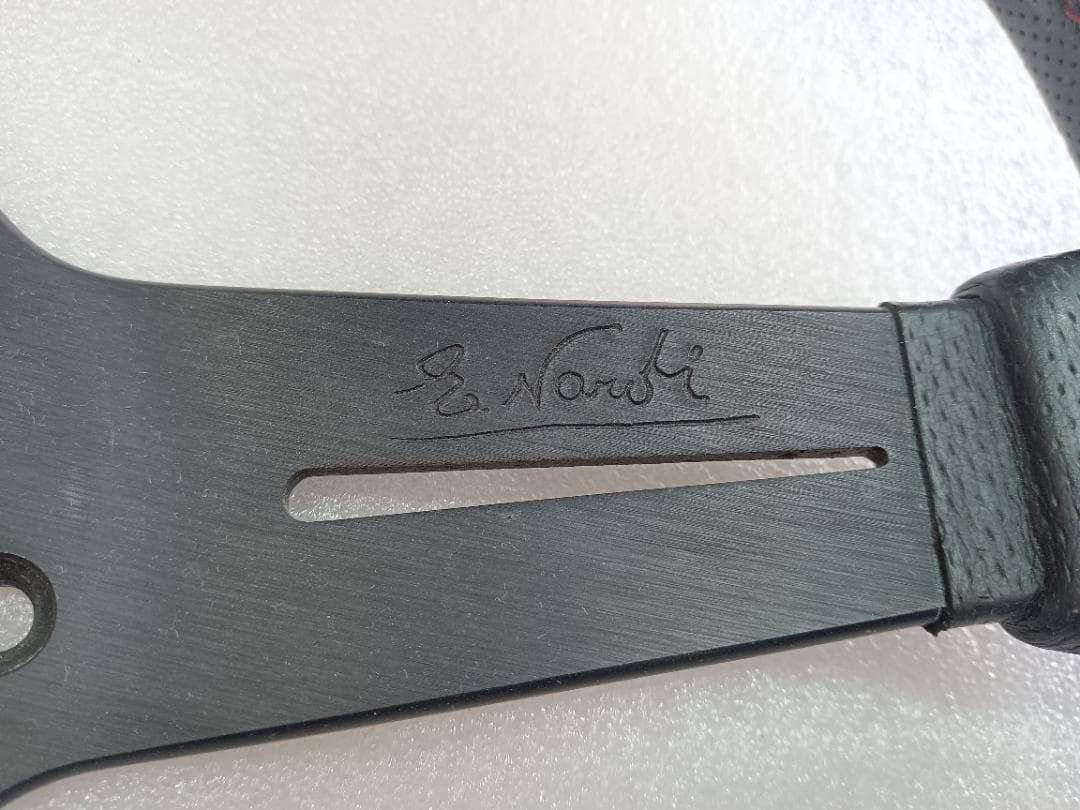 ナルディ NARDI ステアリング ハンドル ホイール 黒 赤 貴重品 3130