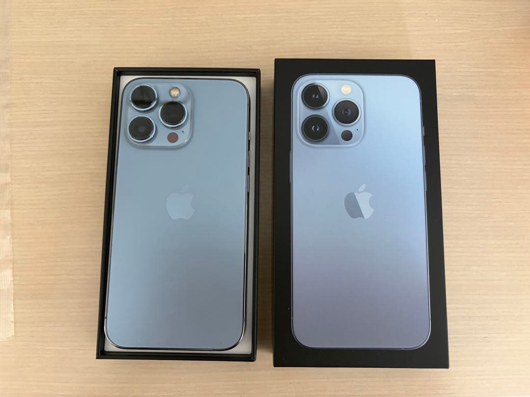 iPhone13pro 256gb シエラブルー カメラ割れ ジャンク - メルカリ