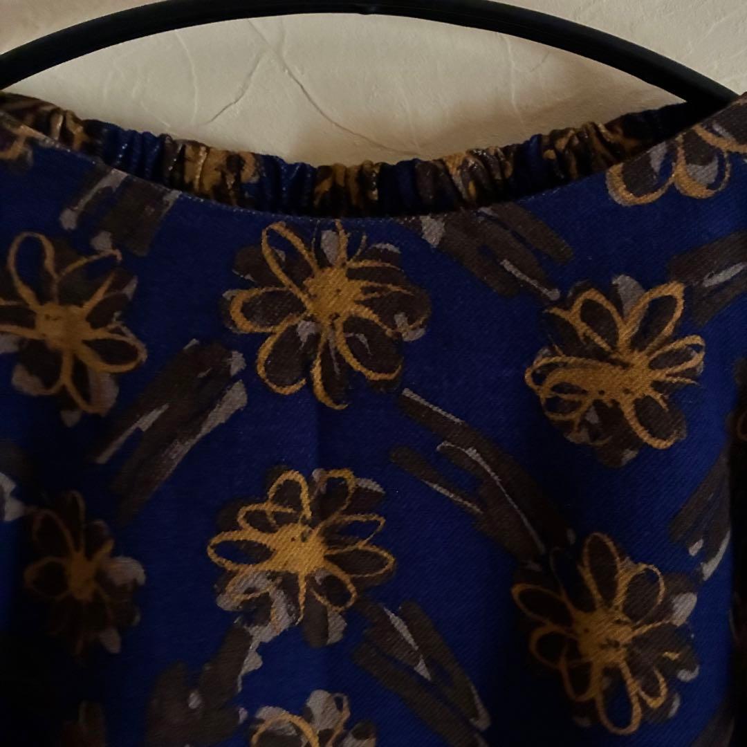 45R☆ライトモールフラワープリントBLOUSE - メルカリ