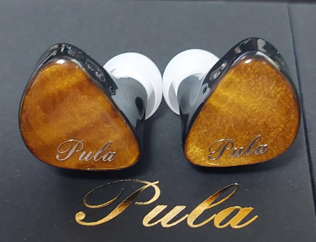 Pula Audio Unicrom 杢 イヤホン PULA Unicrom (杢)」 4色のウッドフェイスにベリリウムコート振動板