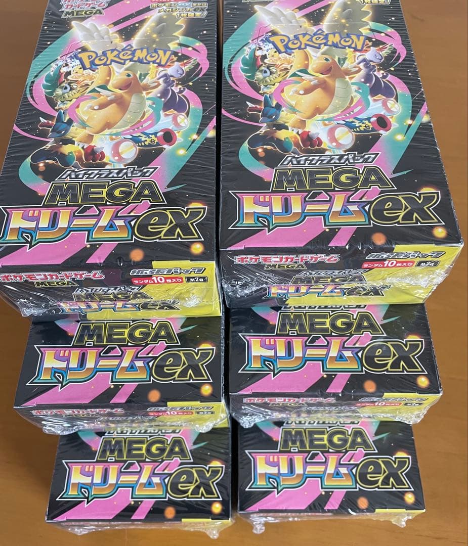新品未開封【シュリンク付き】MEGAドリームex 6BOX - メルカリ