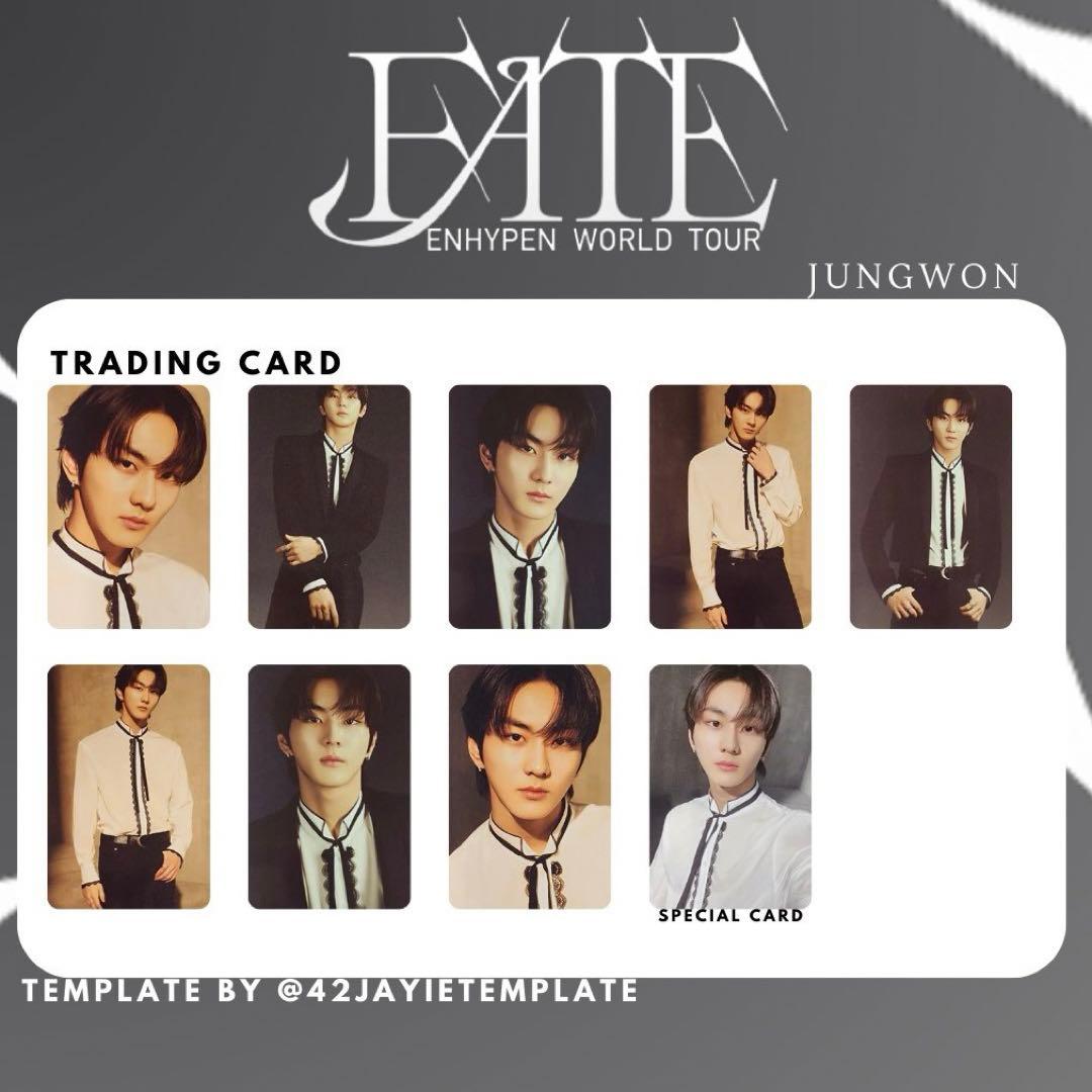 enhypen エナプ fate trading card ジョンウォン トレカ - メルカリ