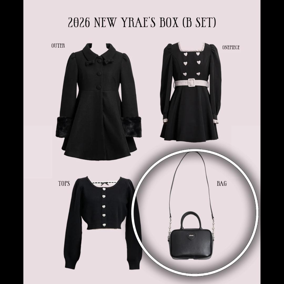 pium 福袋2026 アウターセットB バッグ ワンピースセットB トップス