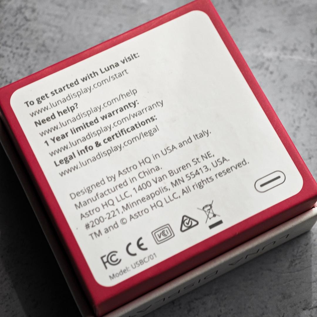 ルナディスプレイ Luna Display USB-C セカンドディスプレイ - メルカリ