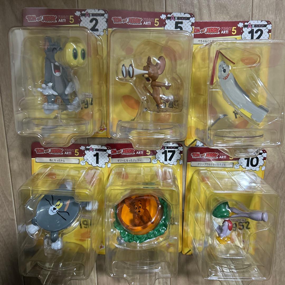 【トムとジェリー】Happyくじ　A賞フィギュア６点まとめ売り　おまけ付き Happyくじ『トムとジェリー』フィギュアなどの追加写真公開