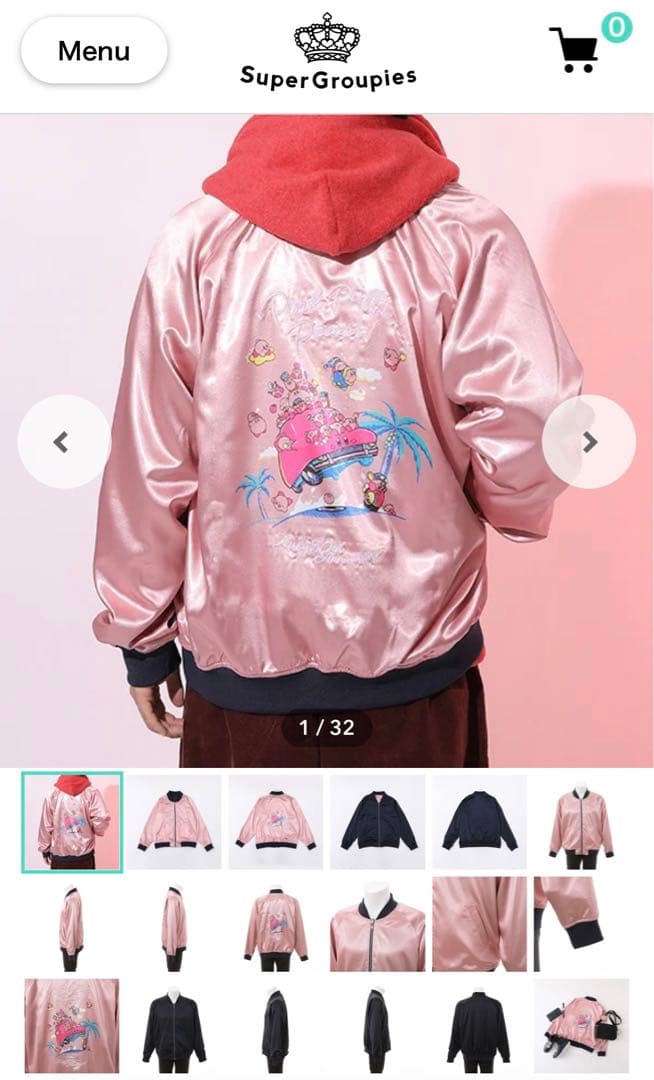 星のカービィ 30th モデル リバーシブルブルゾン - メルカリ